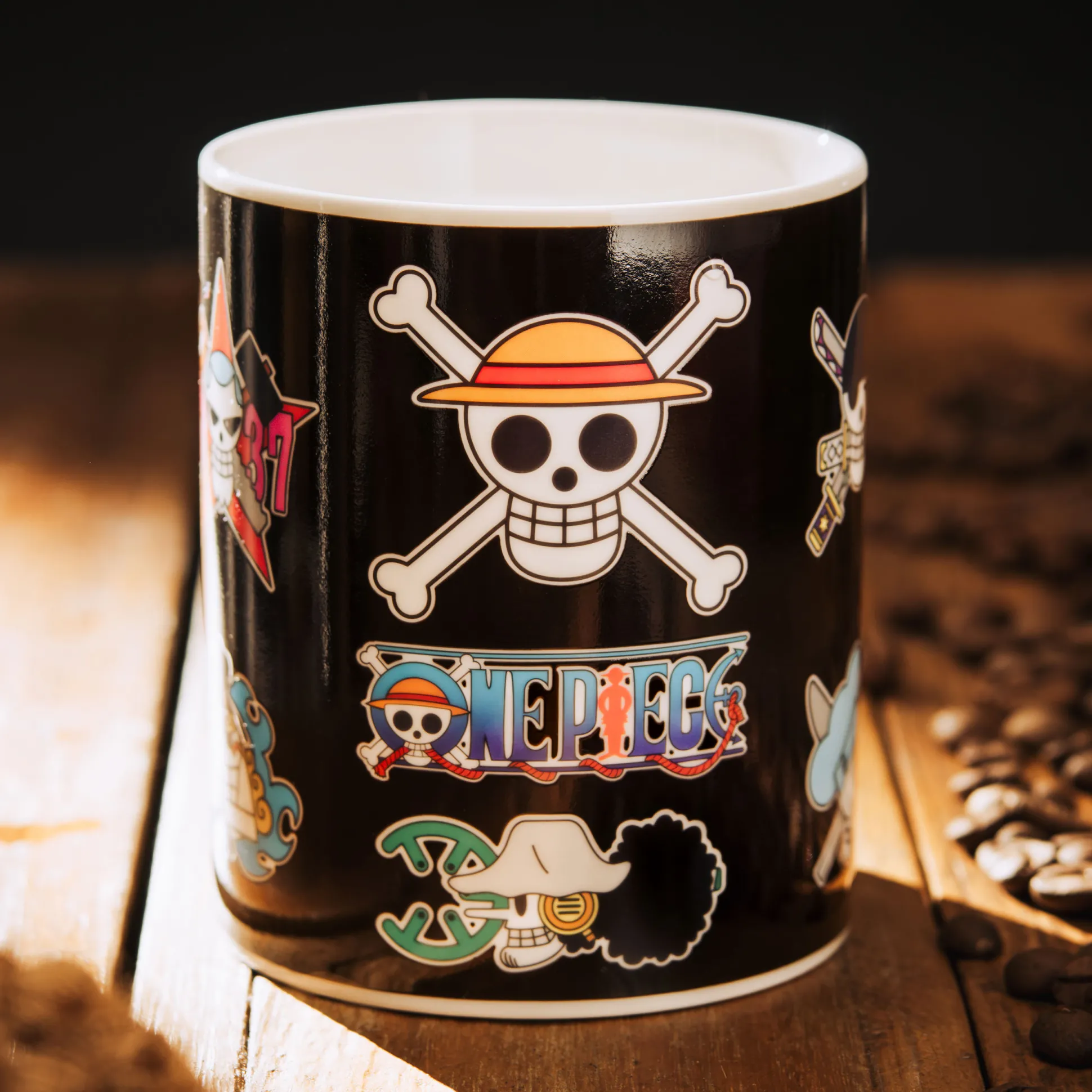 One Piece - South Blue Map Warmte-effect Mok