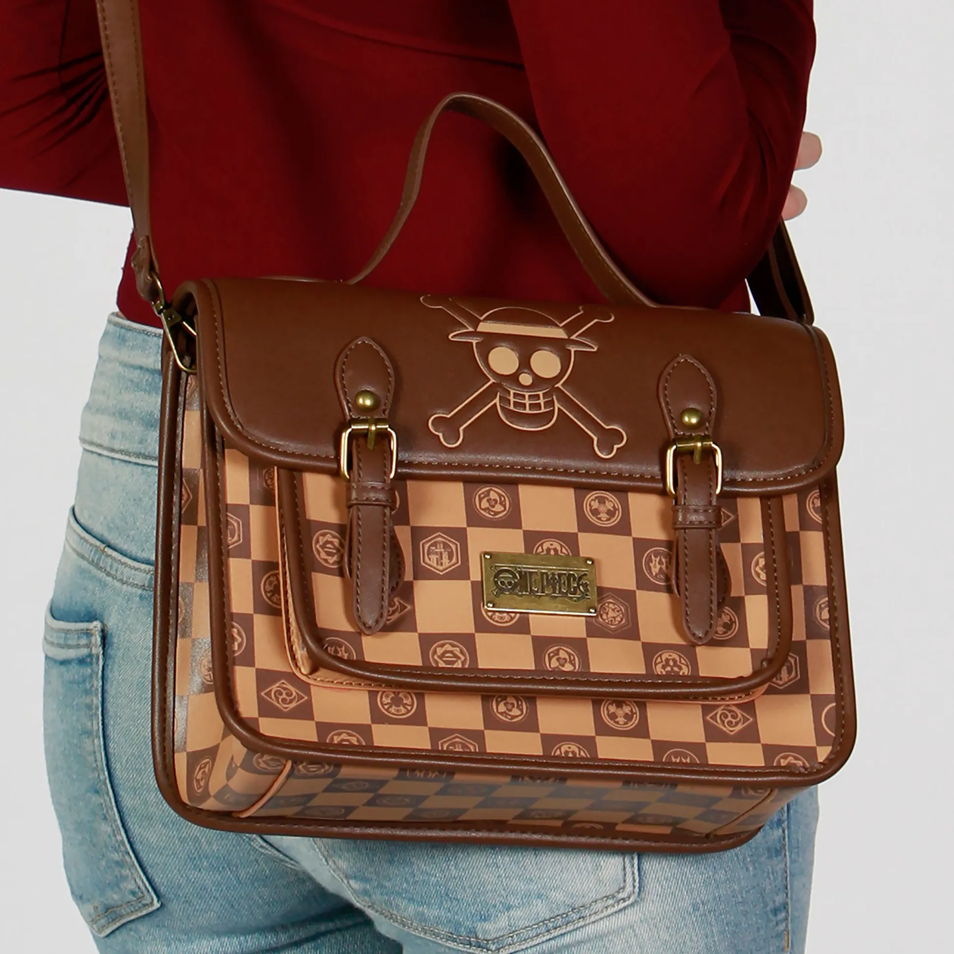 One Piece - Strohoedbende 2-in-1 Crossbody Tas