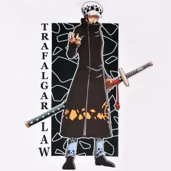 One Piece - Trafalgar Law T-Shirt wit