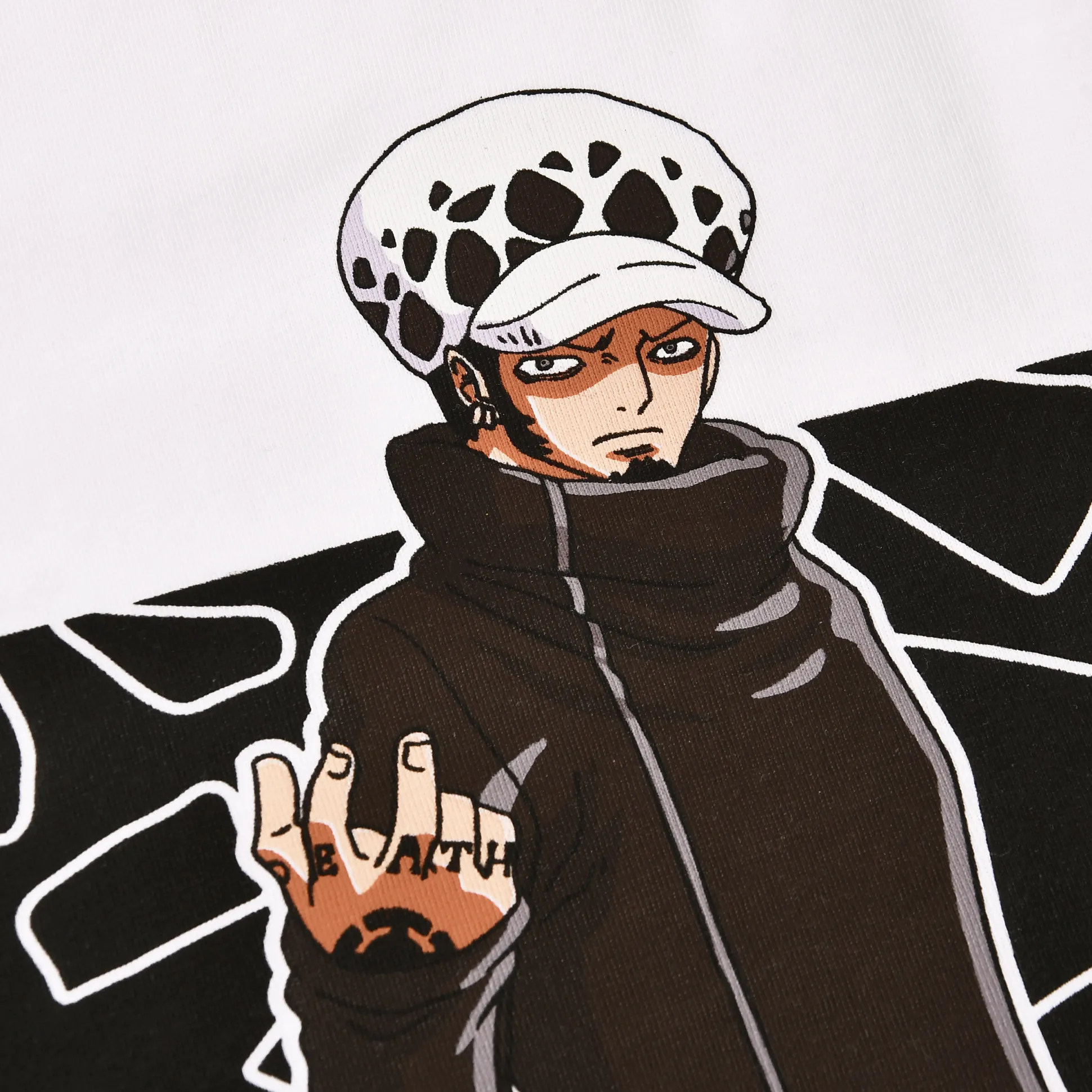 One Piece - Trafalgar Law T-Shirt wit