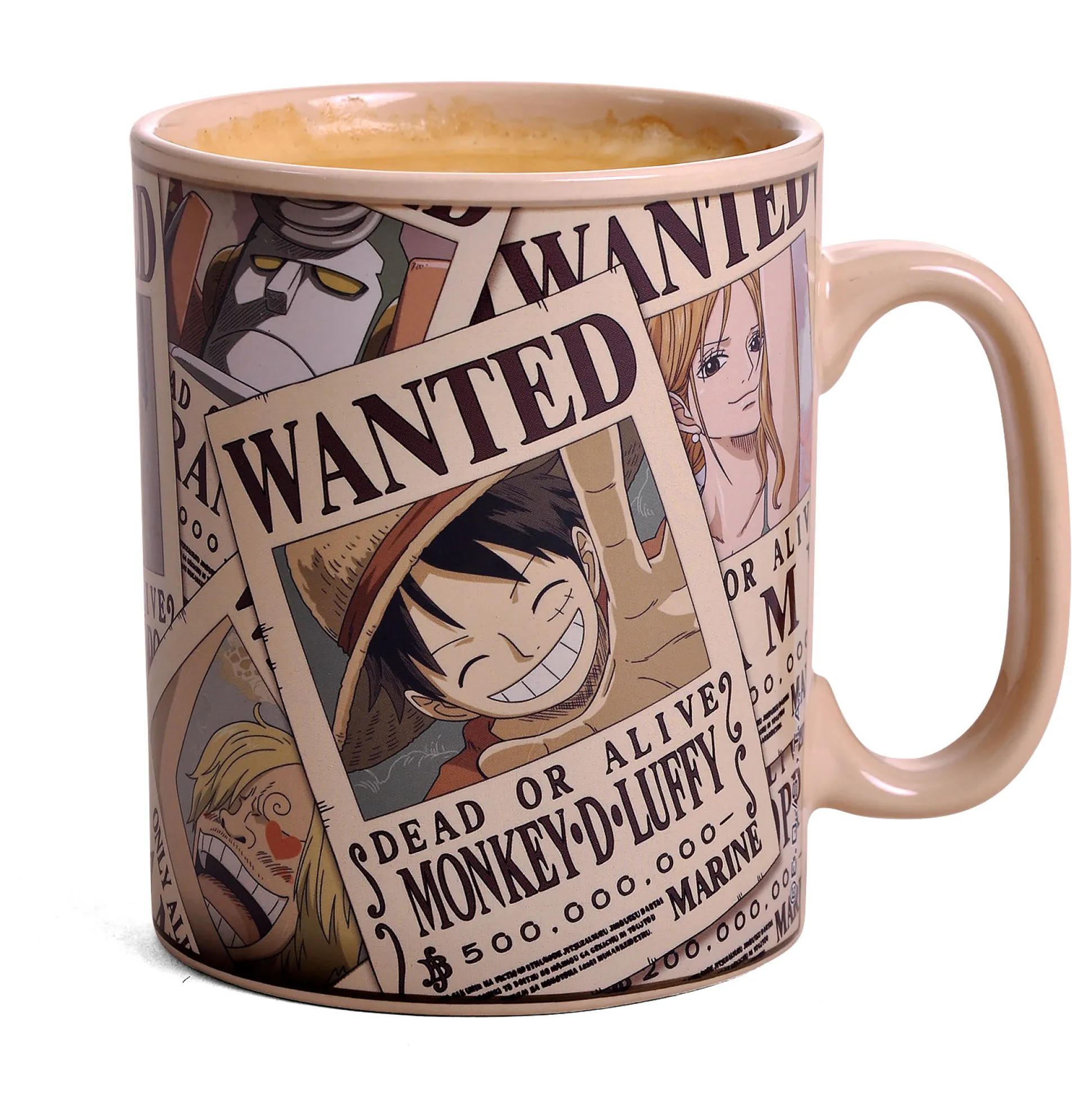 One Piece - Wanted Thermochromische Mok