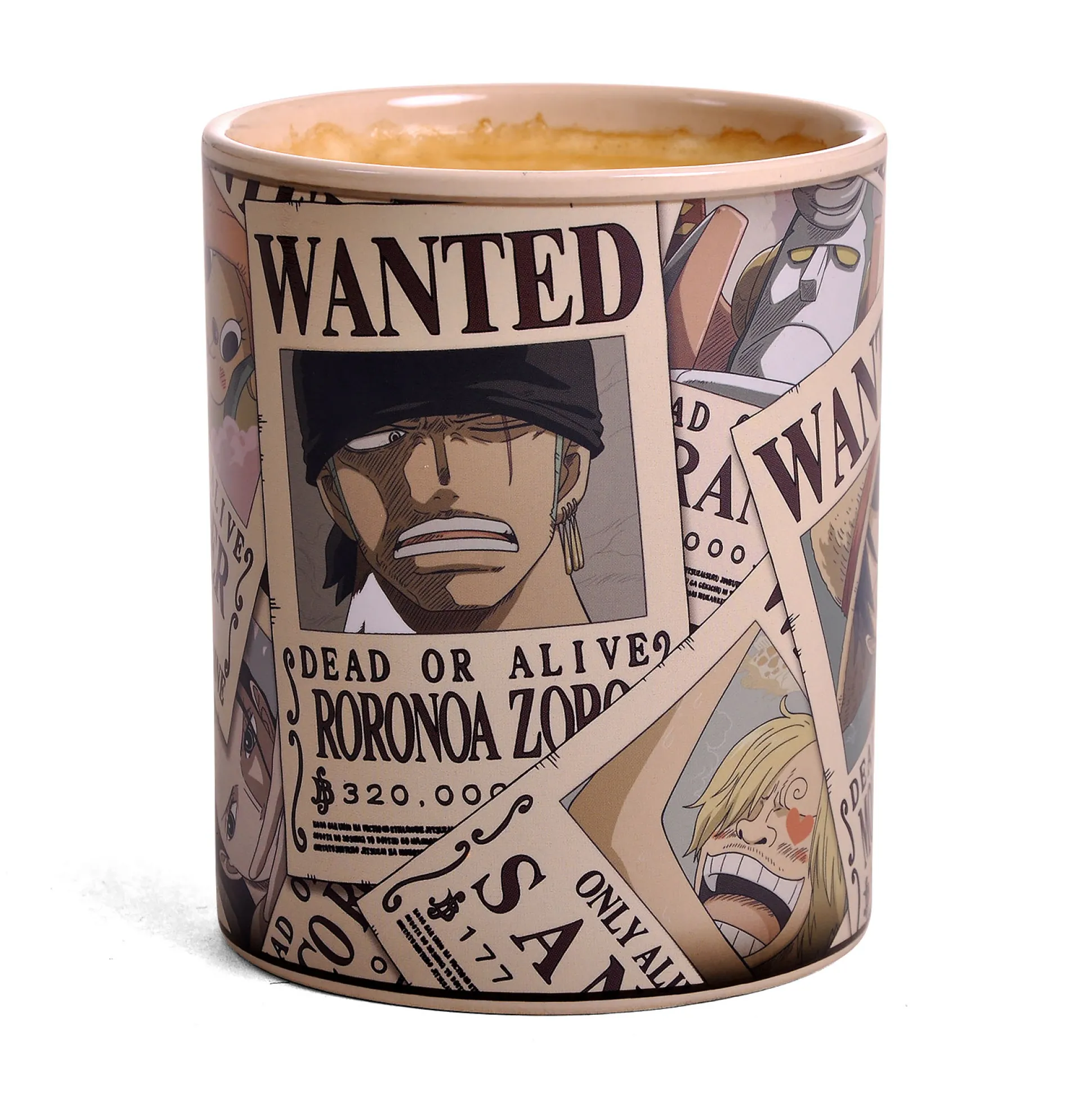 One Piece - Wanted Thermochromische Mok