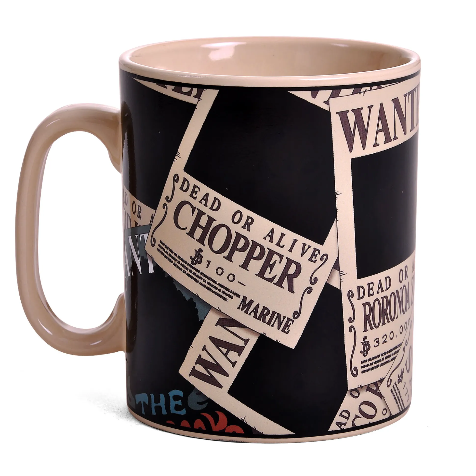 One Piece - Wanted Thermochromische Mok