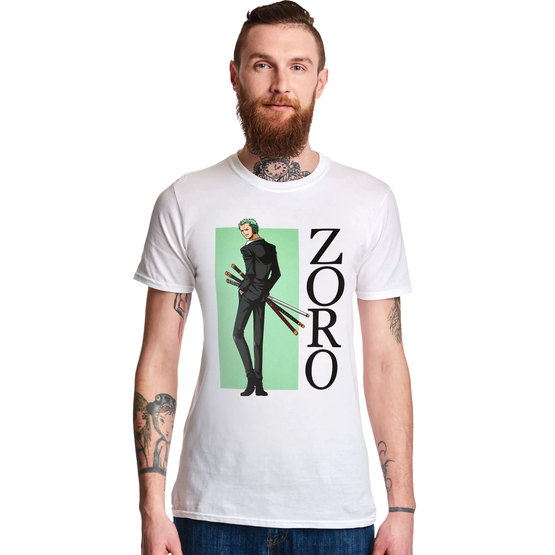 One Piece - Zoro T-shirt wit