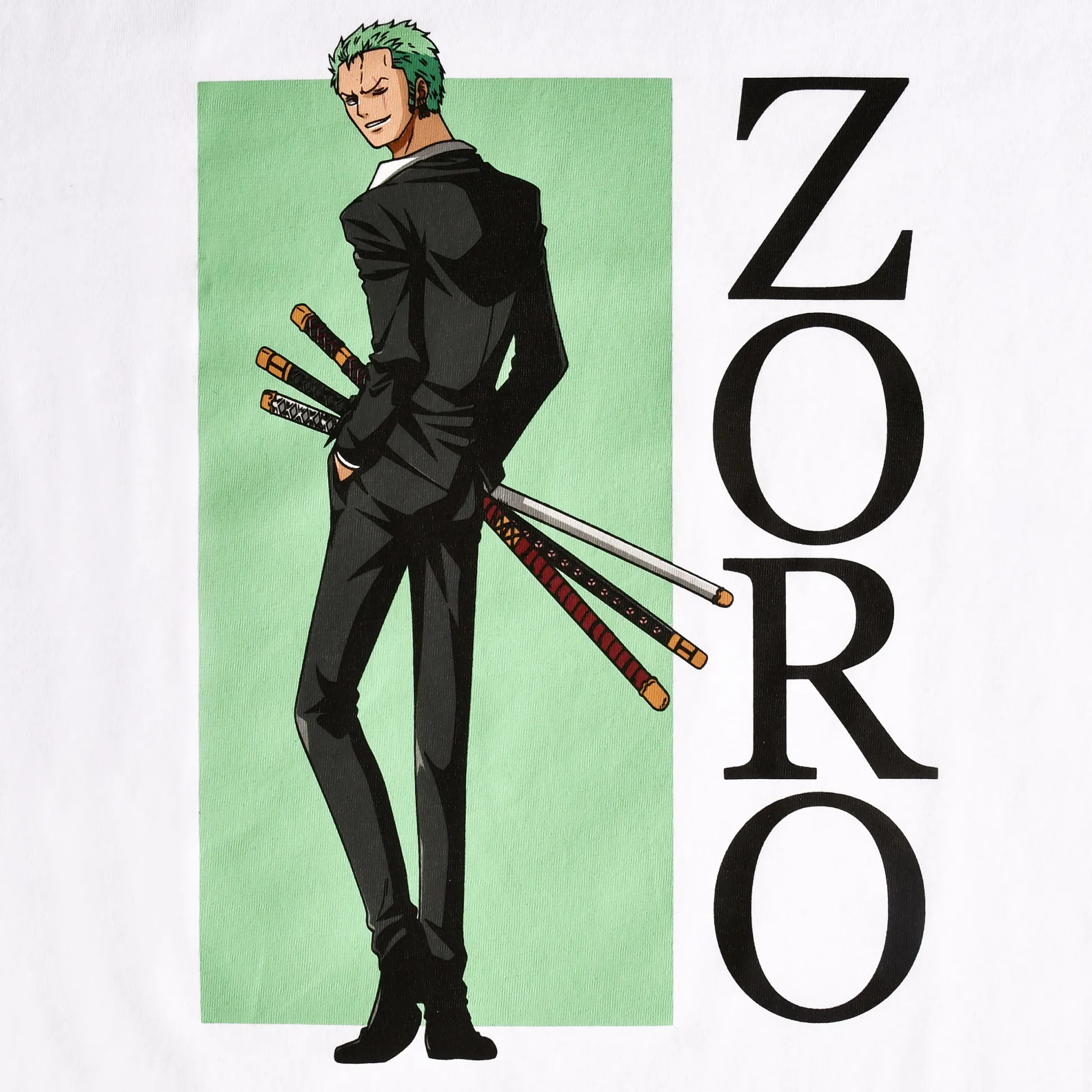 One Piece - Zoro T-shirt wit