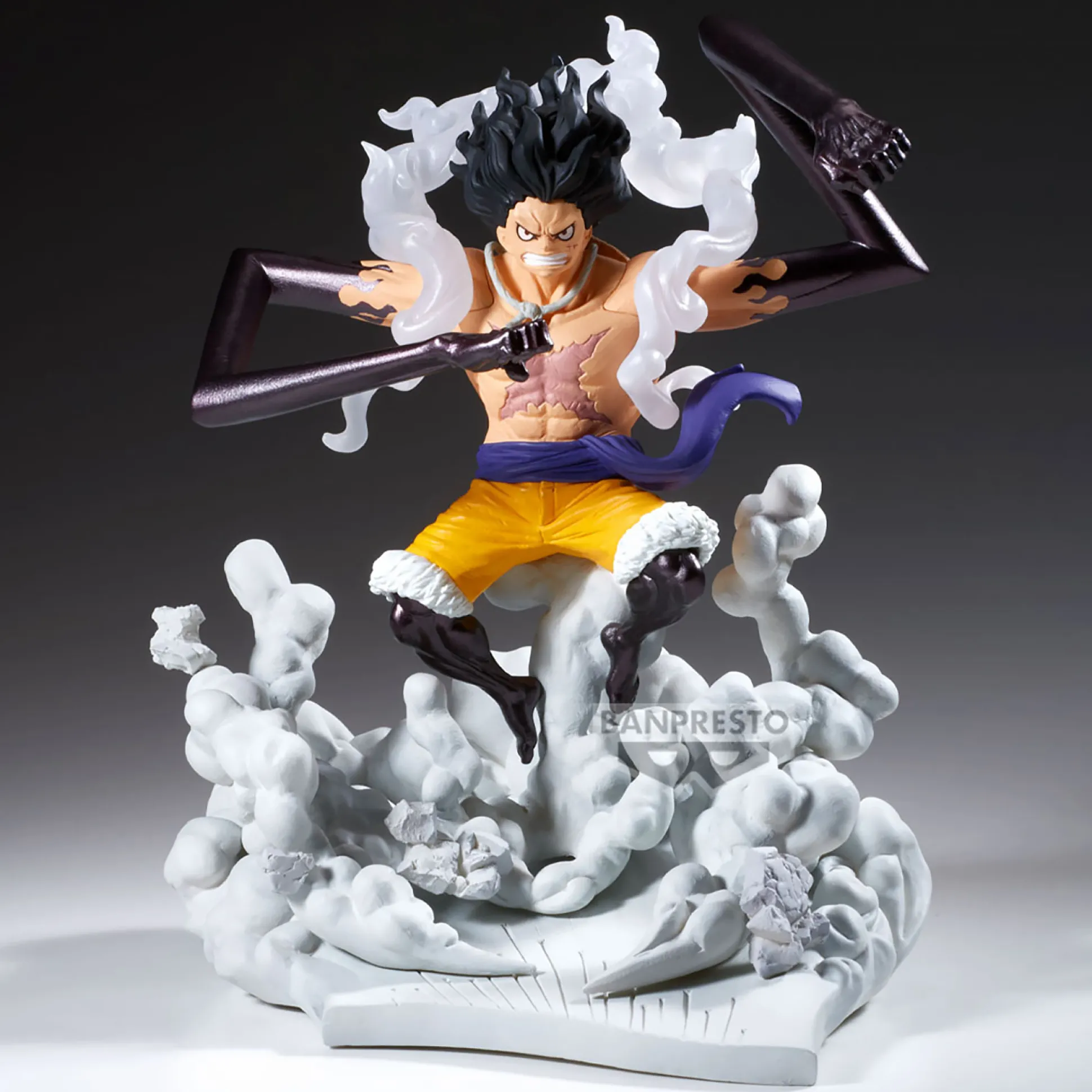 One Piece: Gear 4 - Monkey D. Luffy Senkozekkei figuur