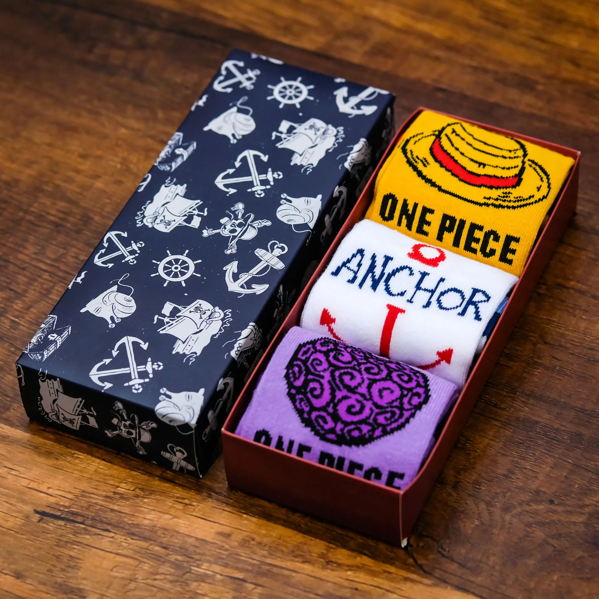 One Piece Sokken 3-pack in Cadeaubox