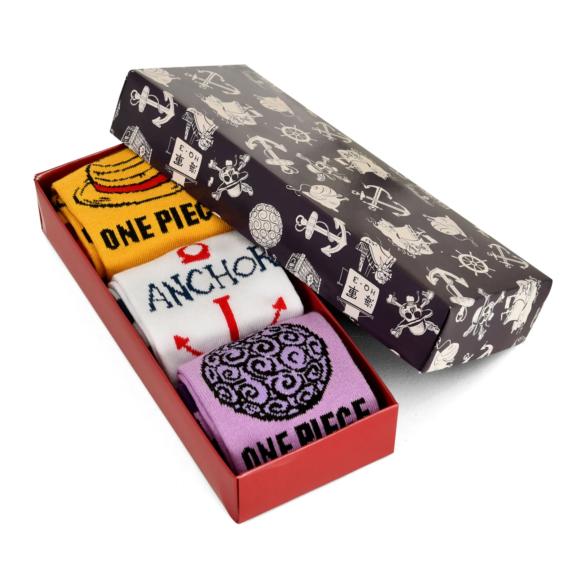 One Piece Sokken 3-pack in Cadeaubox