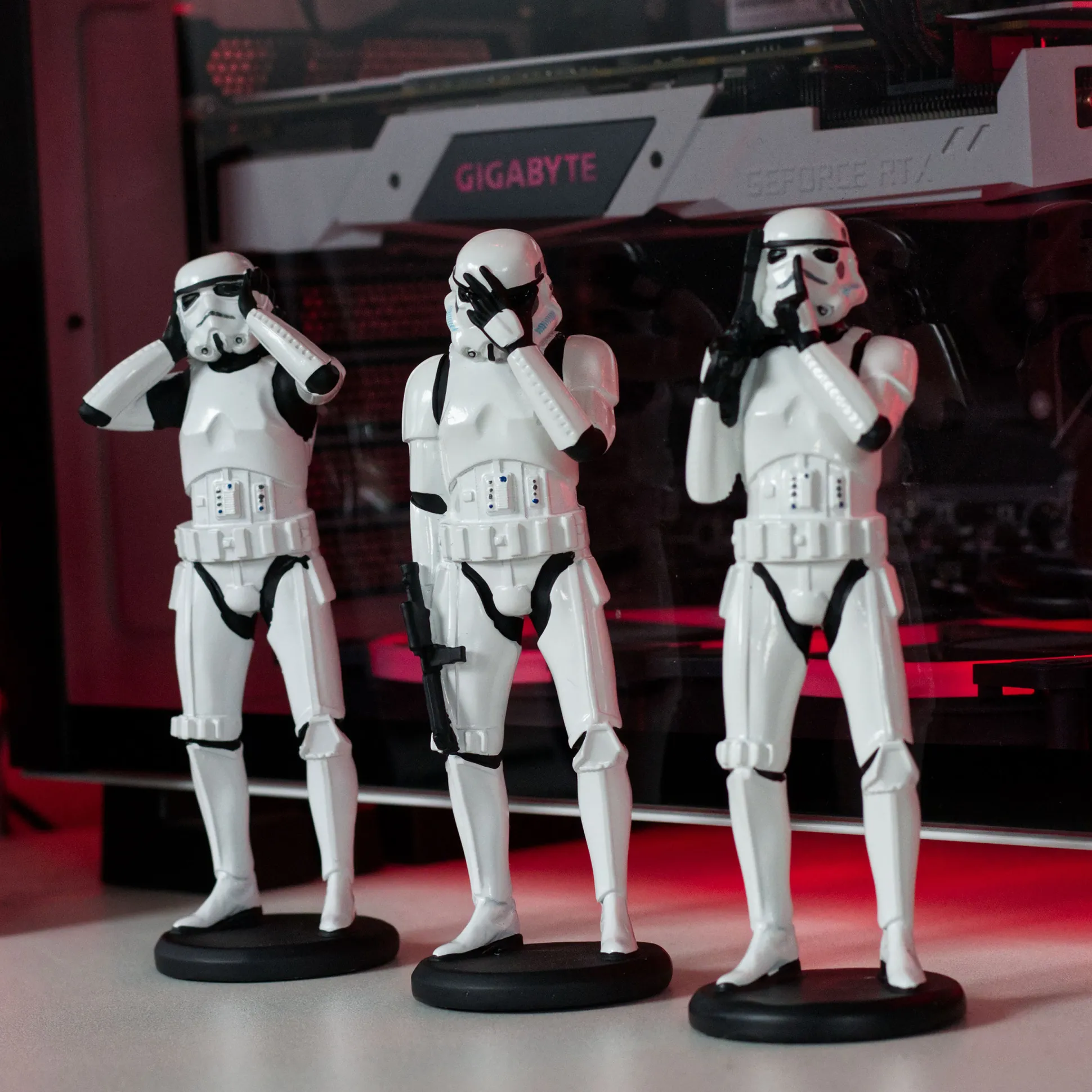 Original Stormtrooper Don't See Hear Speak Figuren Set