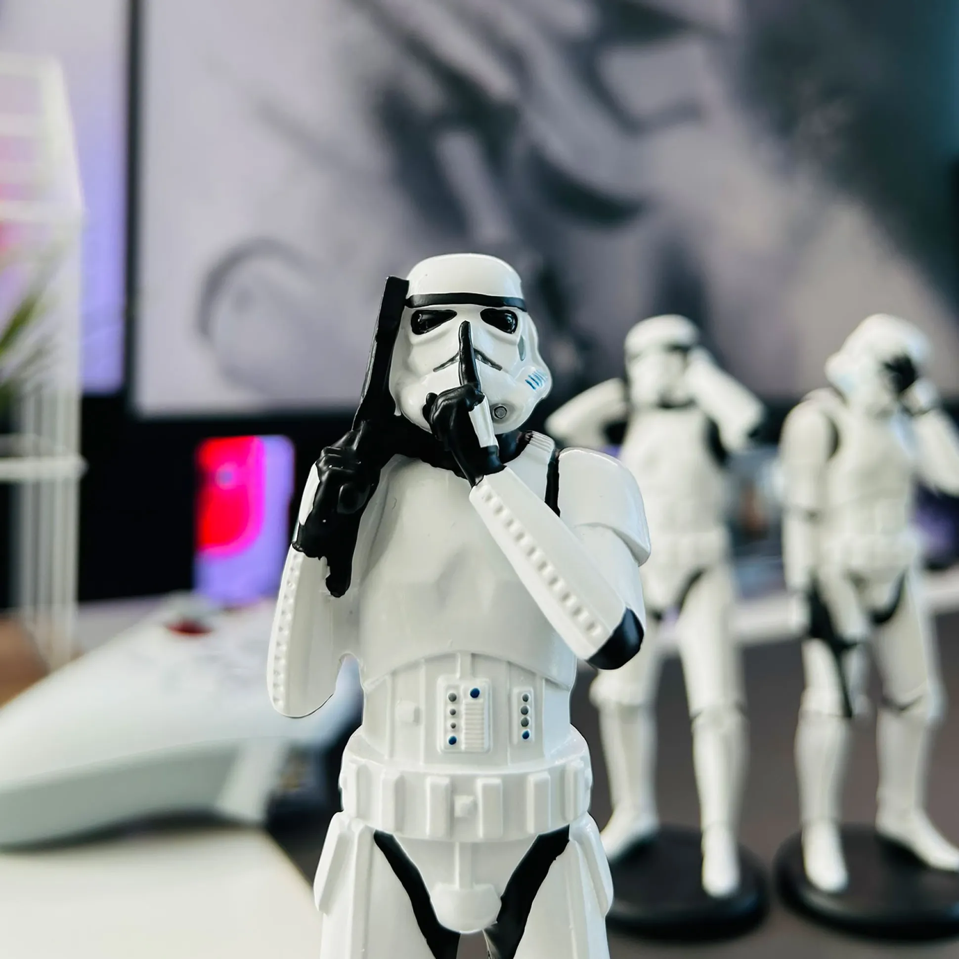 Original Stormtrooper Don't See Hear Speak Figuren Set