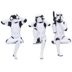 Original Stormtrooper Don't See Hear Speak Figuren Set Zittend