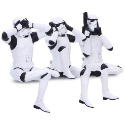 Original Stormtrooper Don't See Hear Speak Figuren Set Zittend