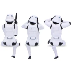 Original Stormtrooper Don't See Hear Speak Figuren Set Zittend