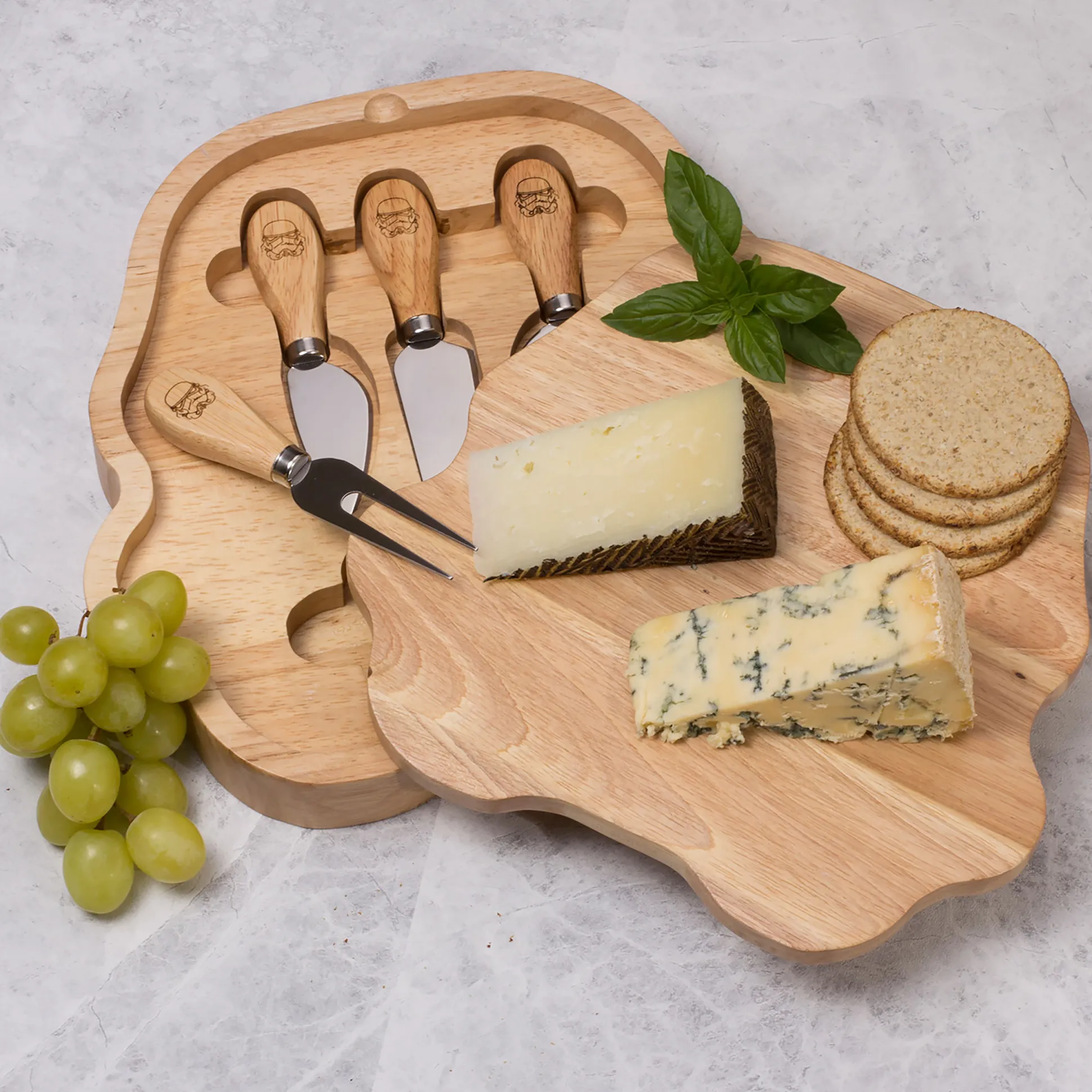 Origineel Stormtrooper Kaasplank inclusief Messenset voor Star Wars Fans