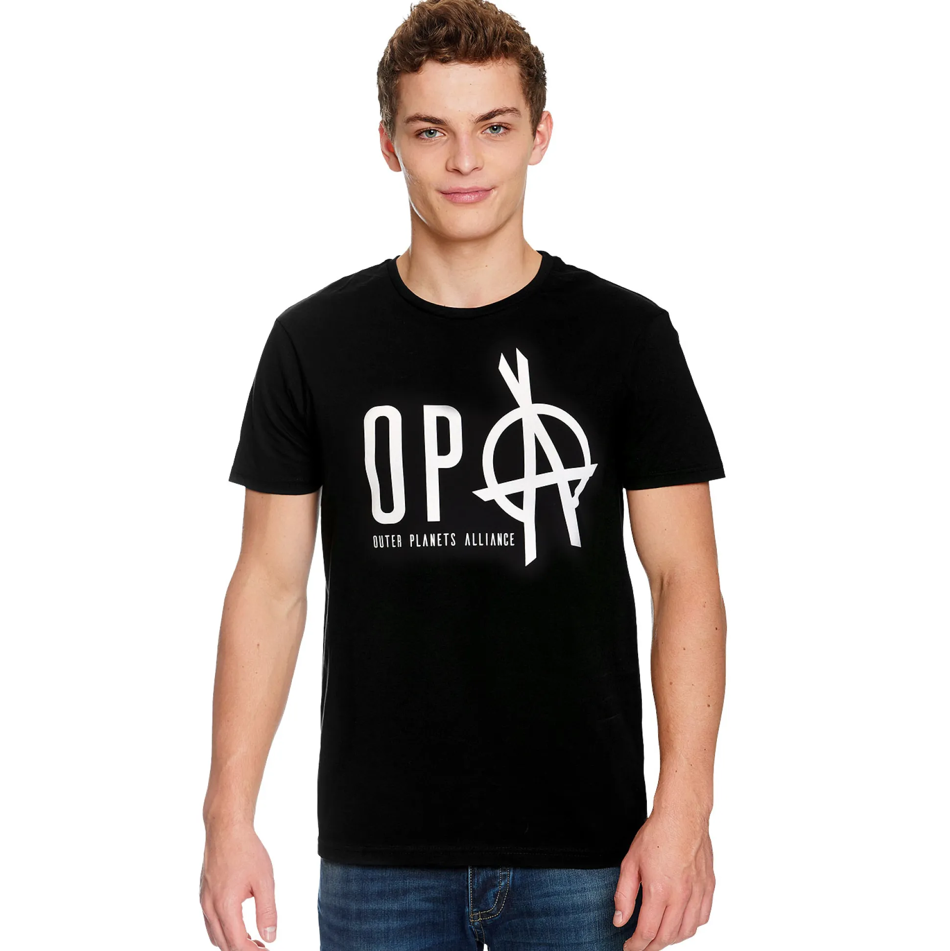 Outer Planets Alliance Logo T-Shirt voor The Expanse Fans zwart