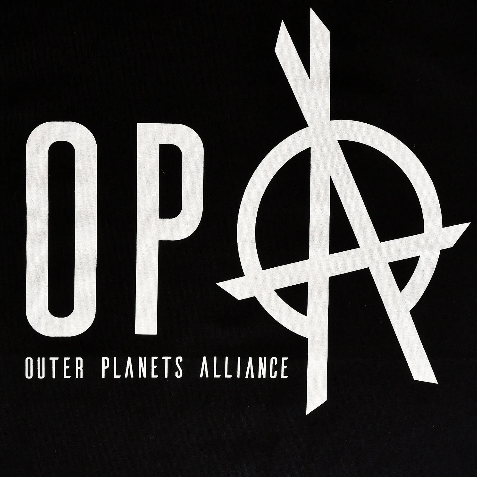 Outer Planets Alliance Logo T-Shirt voor The Expanse Fans zwart