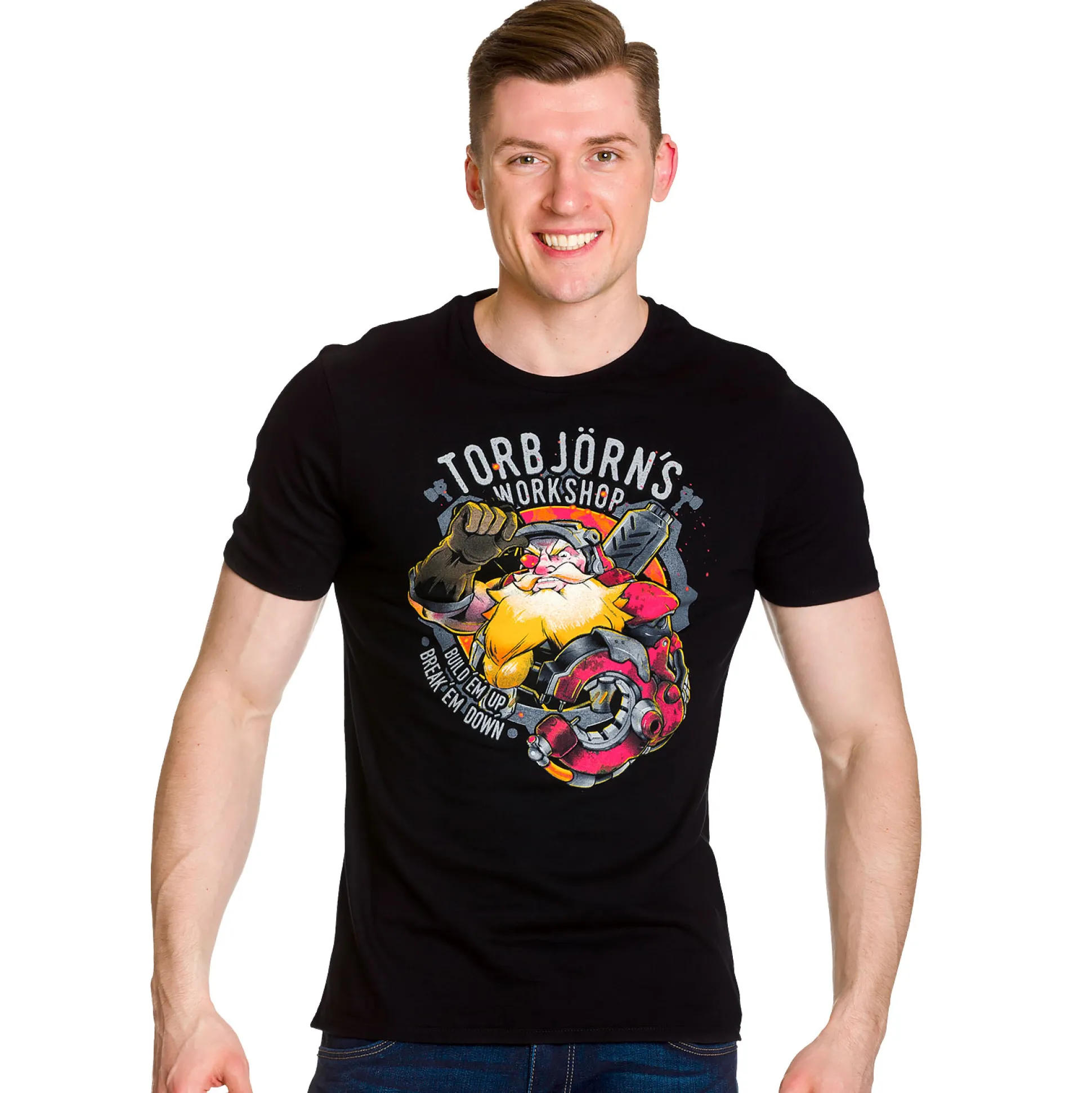 Overwatch - Torbjörn's Workshop T-Shirt Zwart