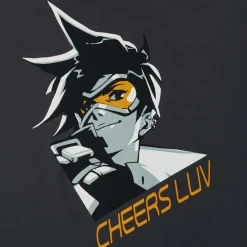 Overwatch - Tracer T-Shirt grijs