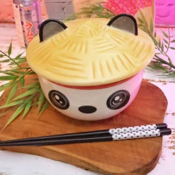 Panda Kawaii Kom met deksel voor anime-fans