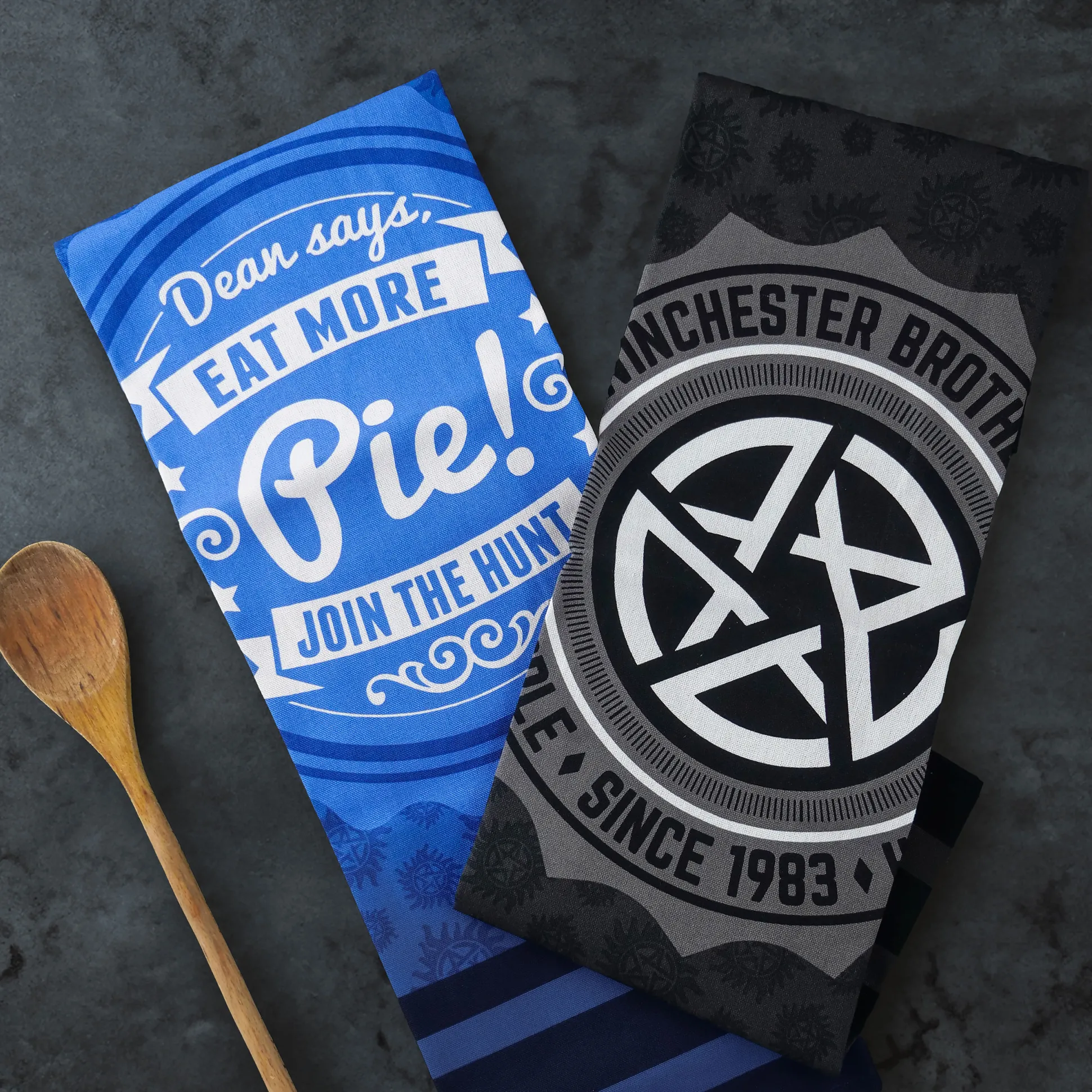 Pentagram en Pie Theedoeken Set - Supernatural