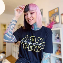 Pew Pew - T-Shirt zwart