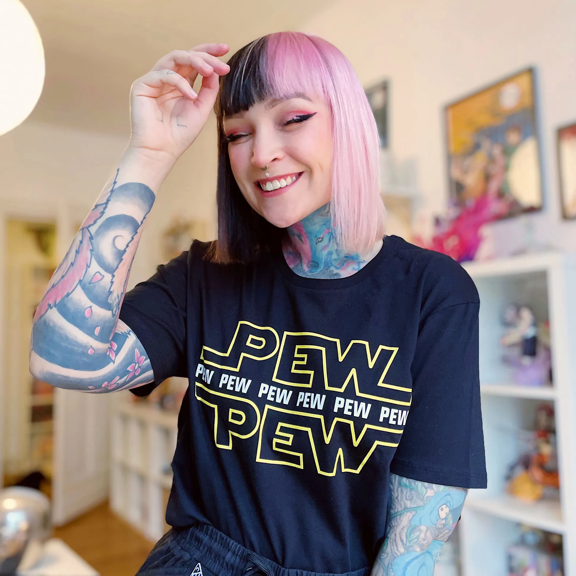 Pew Pew - T-Shirt zwart