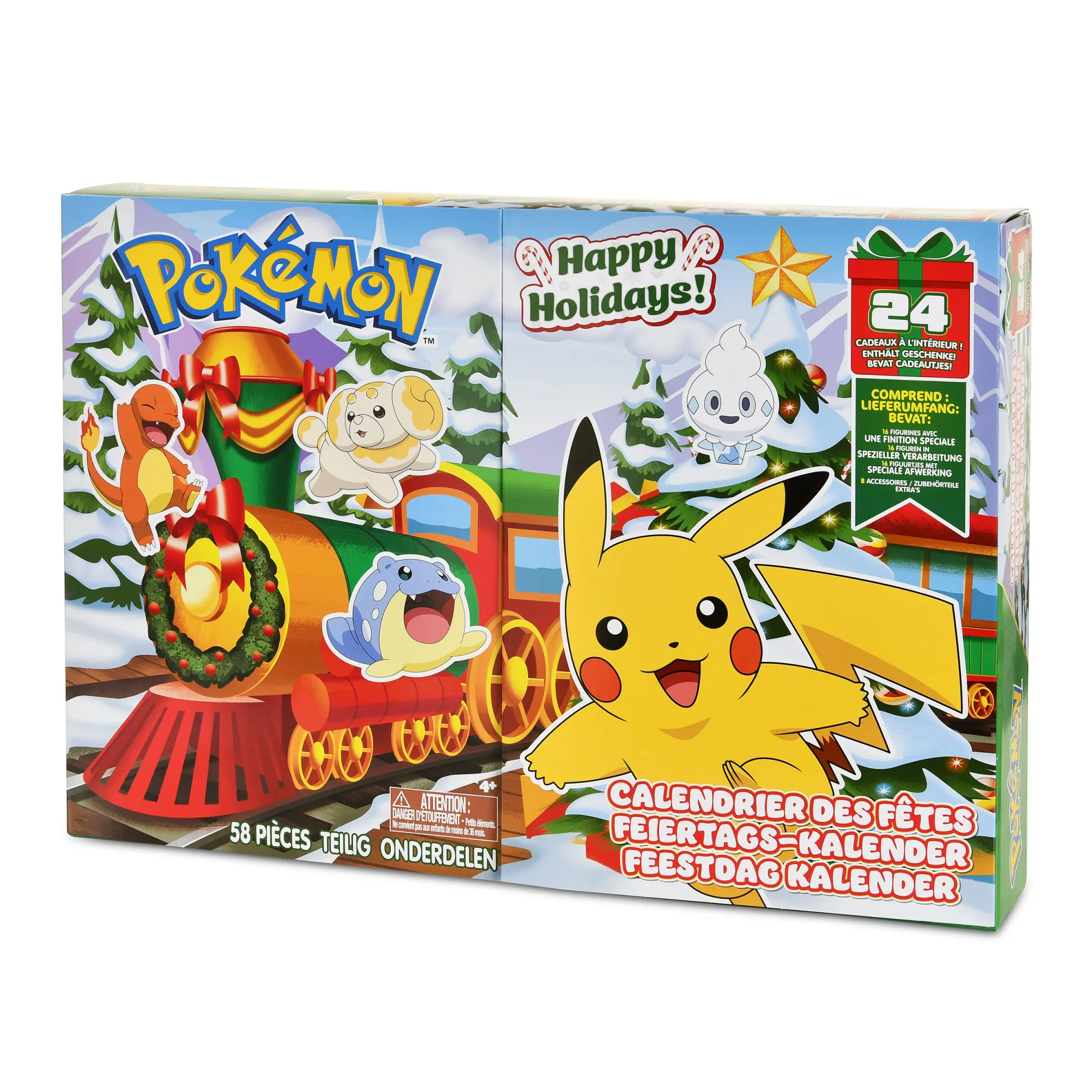 Pikachu Happy Holidays Adventskalender - Pokemon