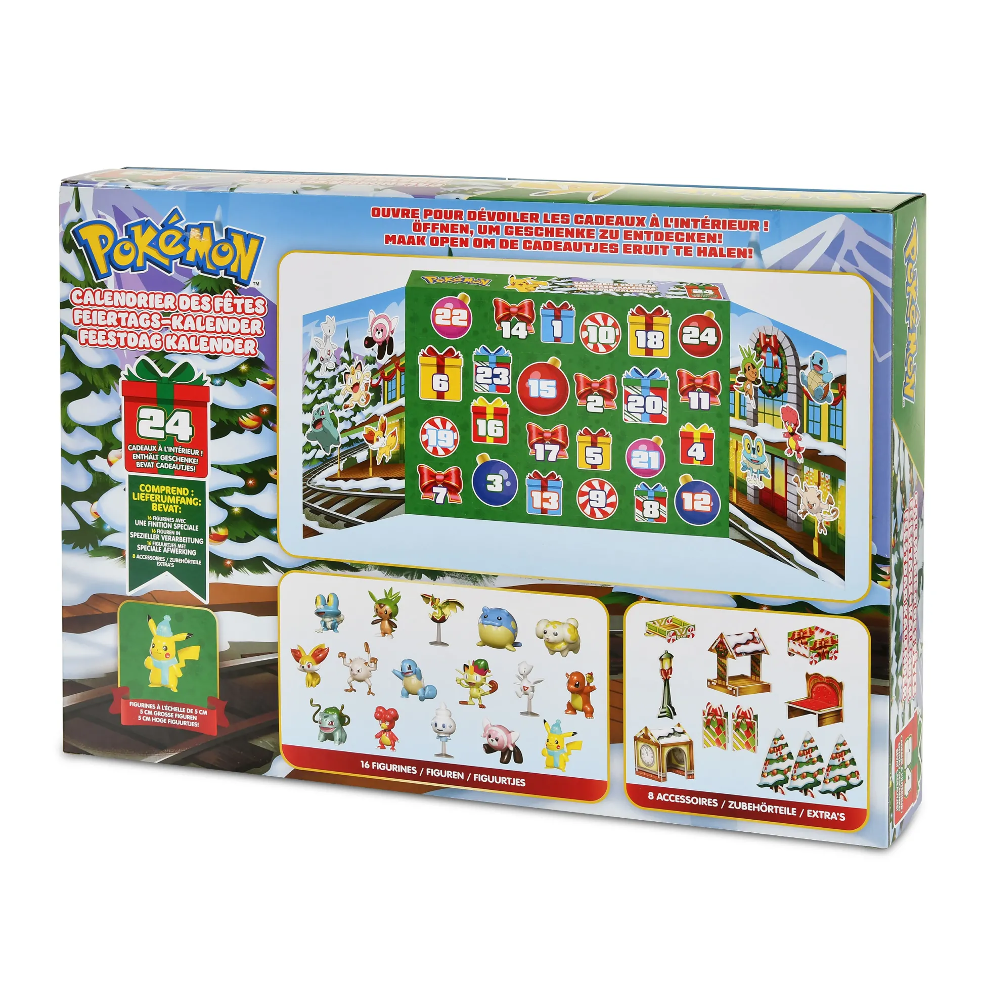 Pikachu Happy Holidays Adventskalender - Pokemon