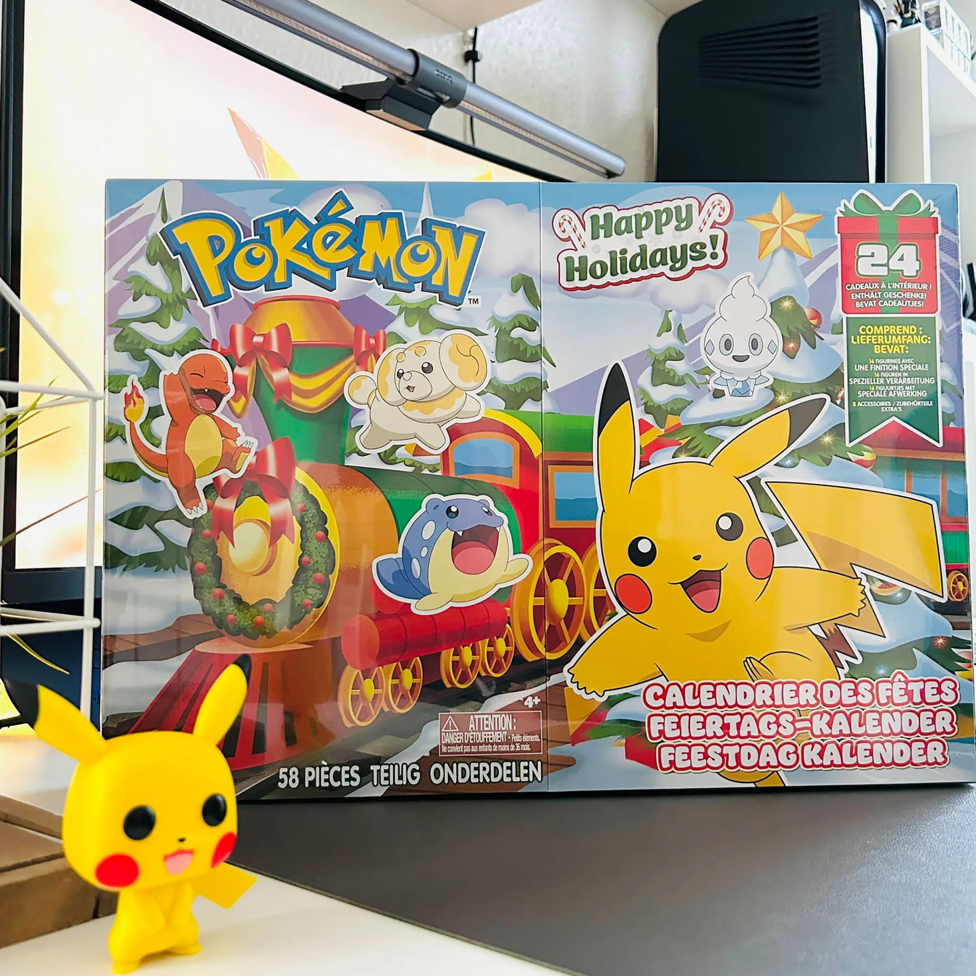 Pikachu Happy Holidays Adventskalender - Pokemon