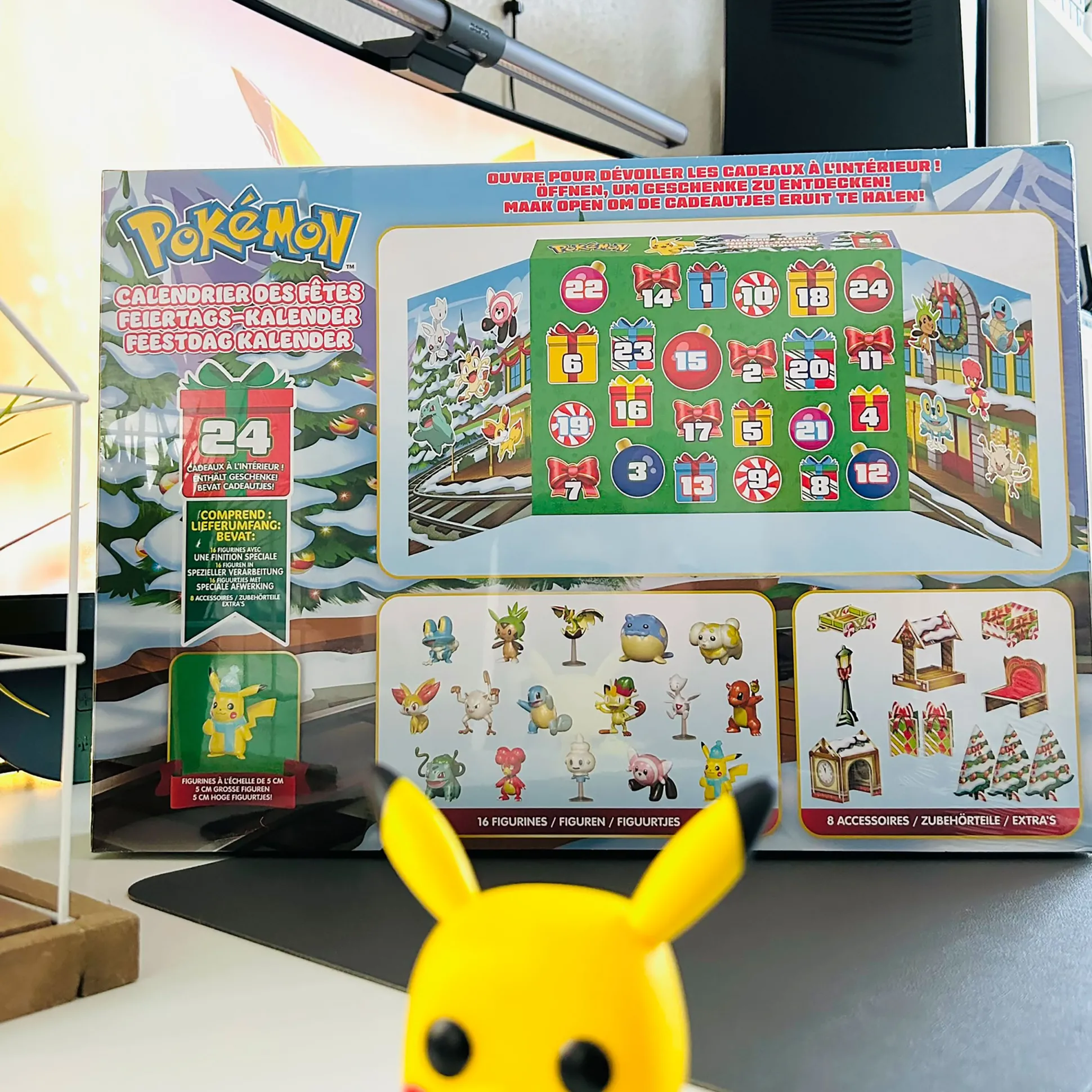 Pikachu Happy Holidays Adventskalender - Pokemon