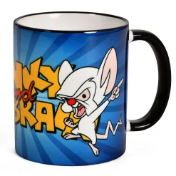 Pinky en de Brain - Logo Mok