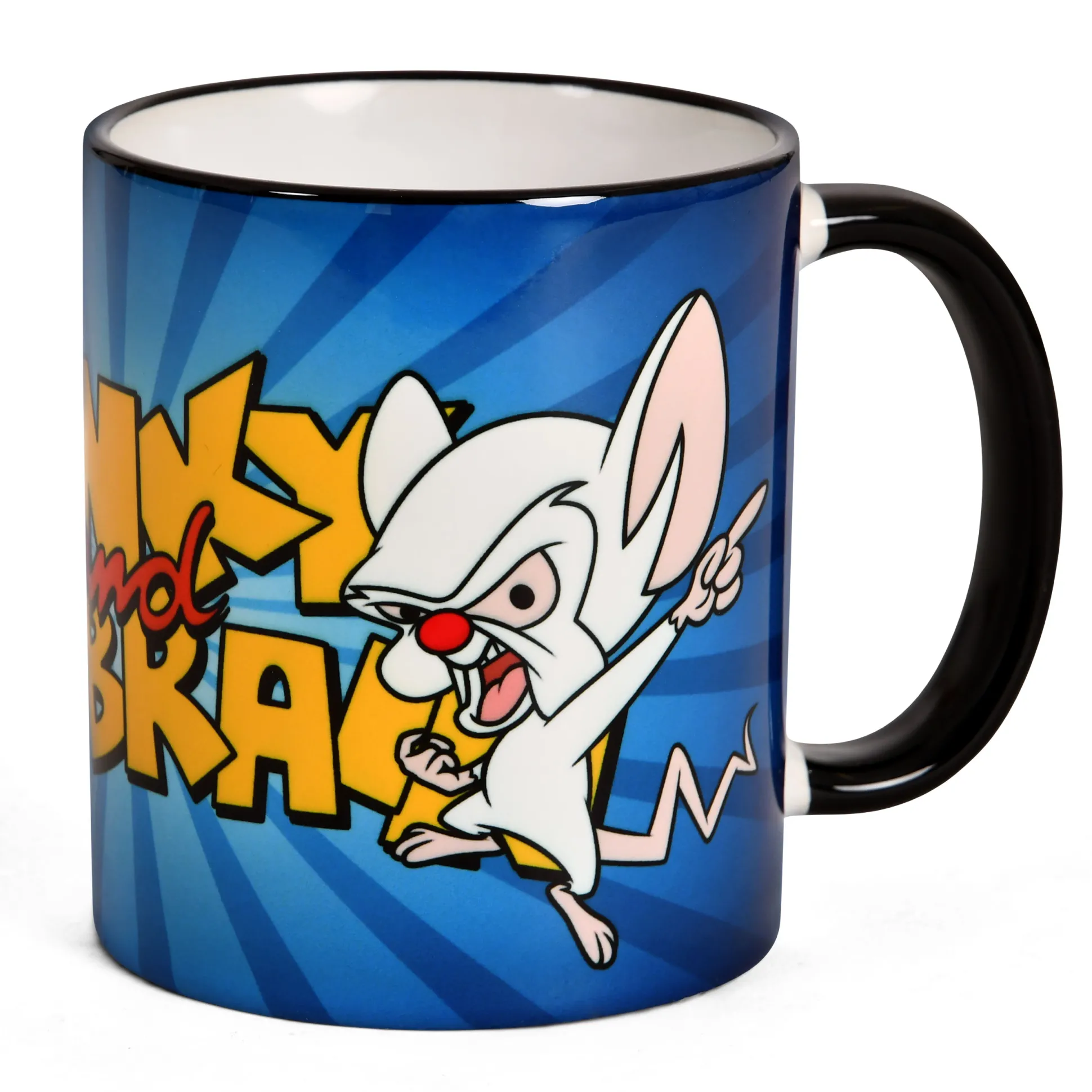 Pinky en de Brain - Logo Mok