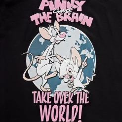 Pinky en de Brain - Neem de wereld over T-shirt zwart