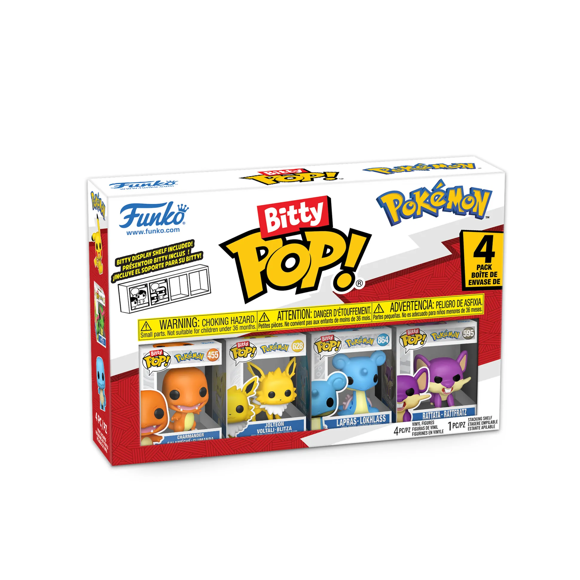 Pokemon - Charmander en Vrienden Funko Bitty Pop 4-Delige Figuren Set Serie 2