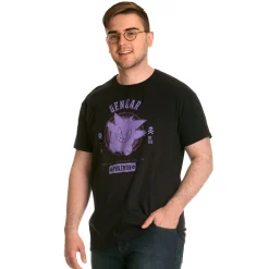 Pokemon - Gengar College T-shirt zwart