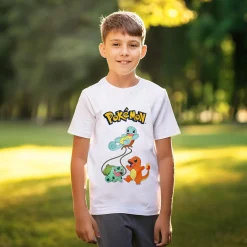 Pokemon - Origineel Trio T-Shirt Kinderen wit