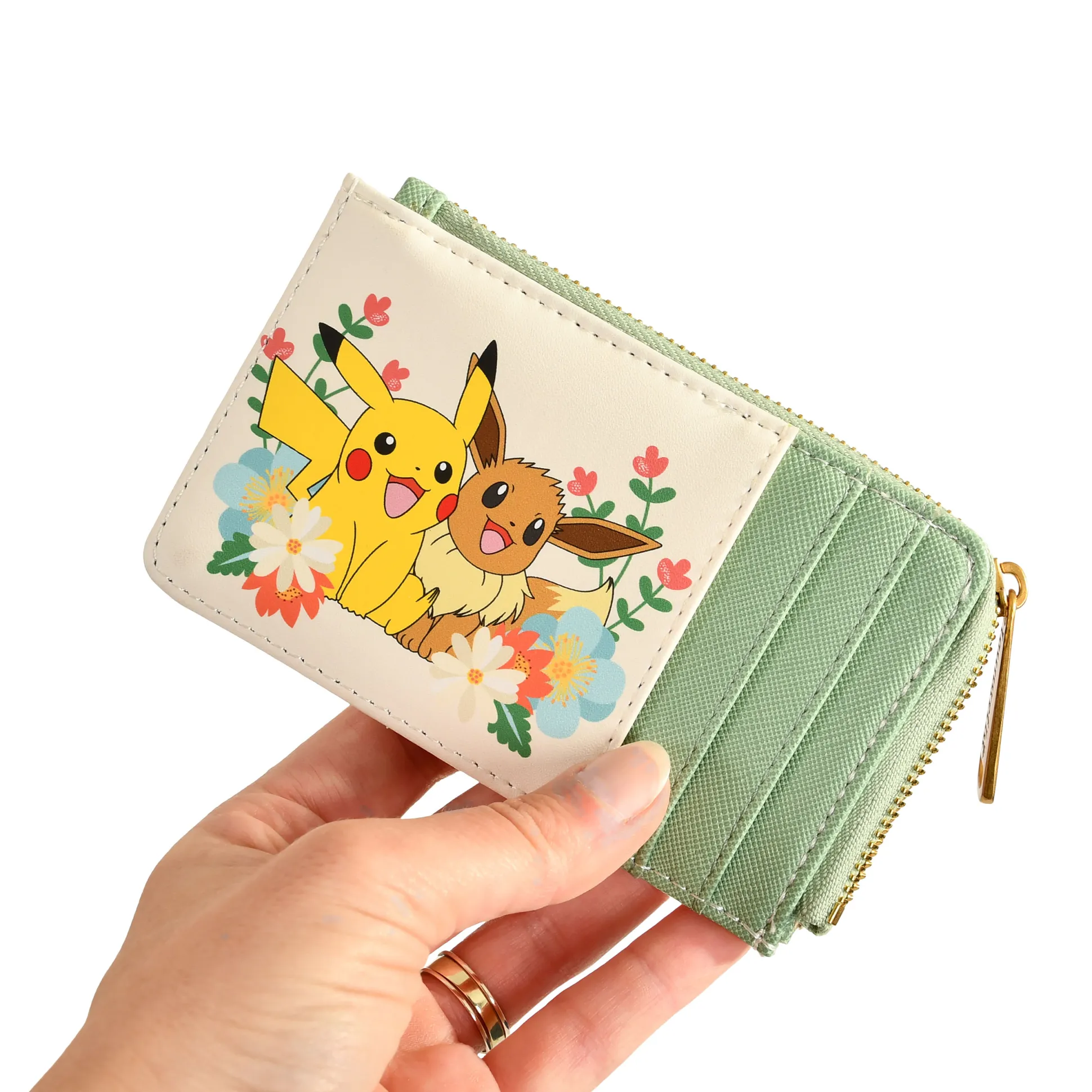 Pokemon - Pikachu en Eevee Bloemen Portemonnee