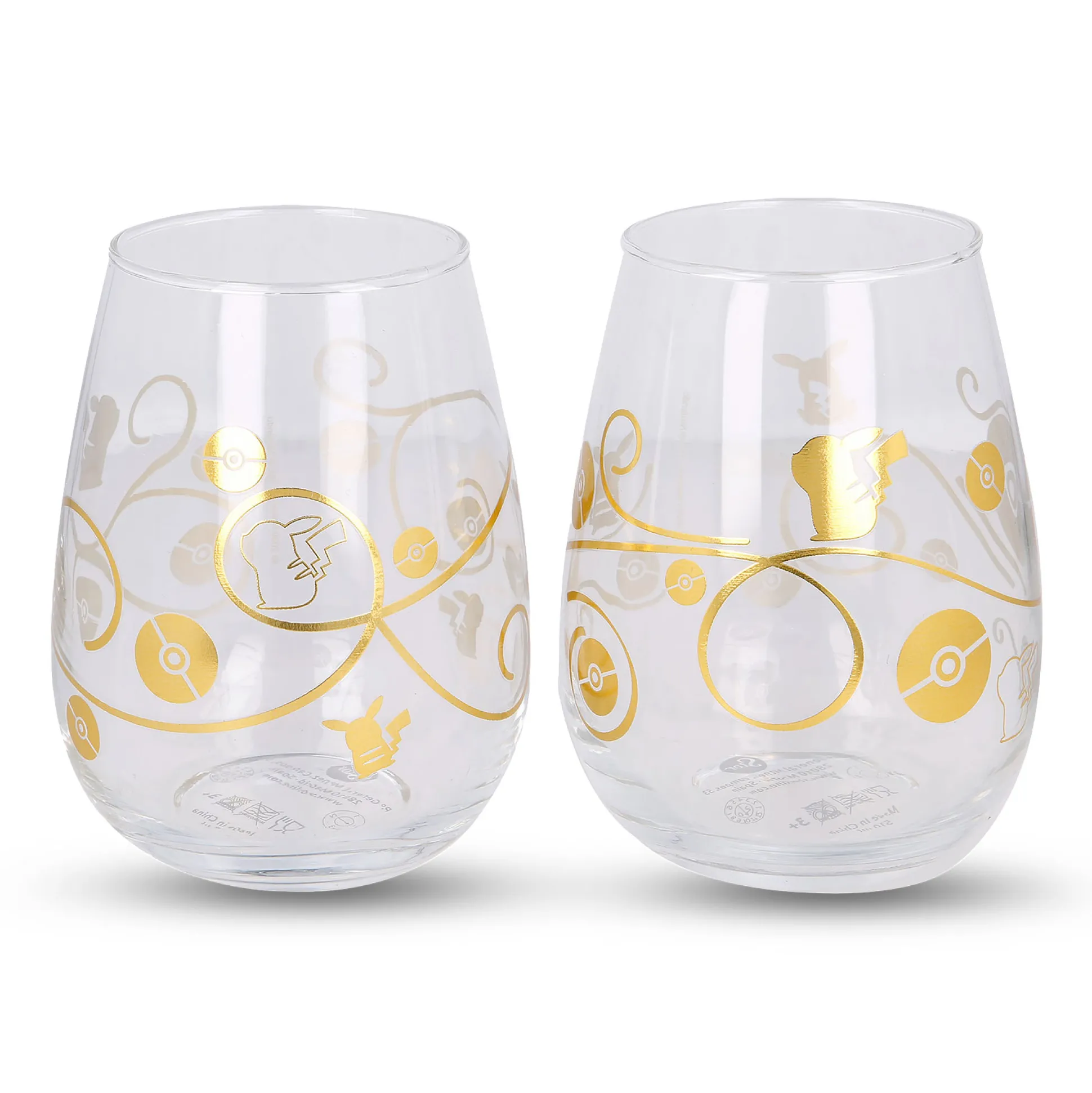 Pokemon - Pikachu glazen set van 2