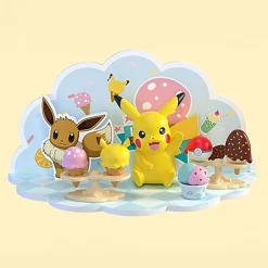Pokemon - Pikachu Ice Cream 3D SCENE Figur
