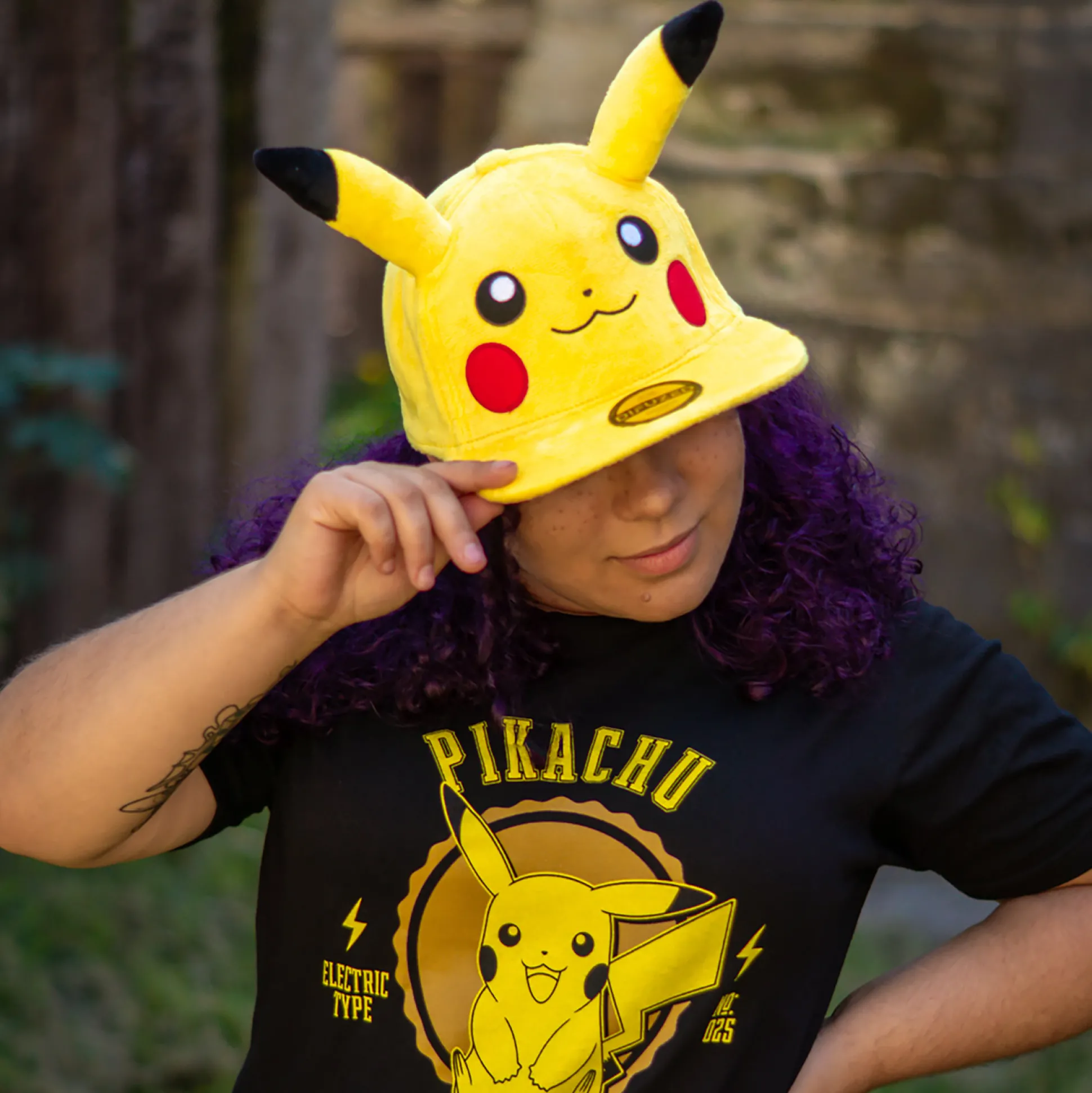 Pokemon - Pikachu Pluche Snapback Cap
