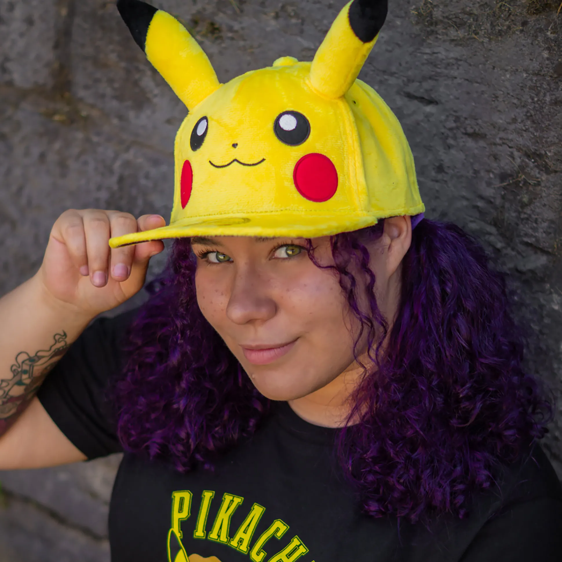 Pokemon - Pikachu Pluche Snapback Cap