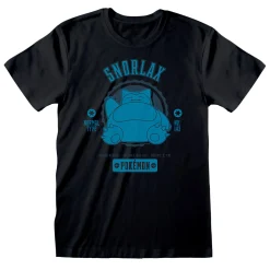 Pokemon - Snorlax College T-shirt zwart