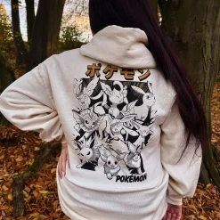 Pokémon - Eevee Evolution Katakana Hoodie