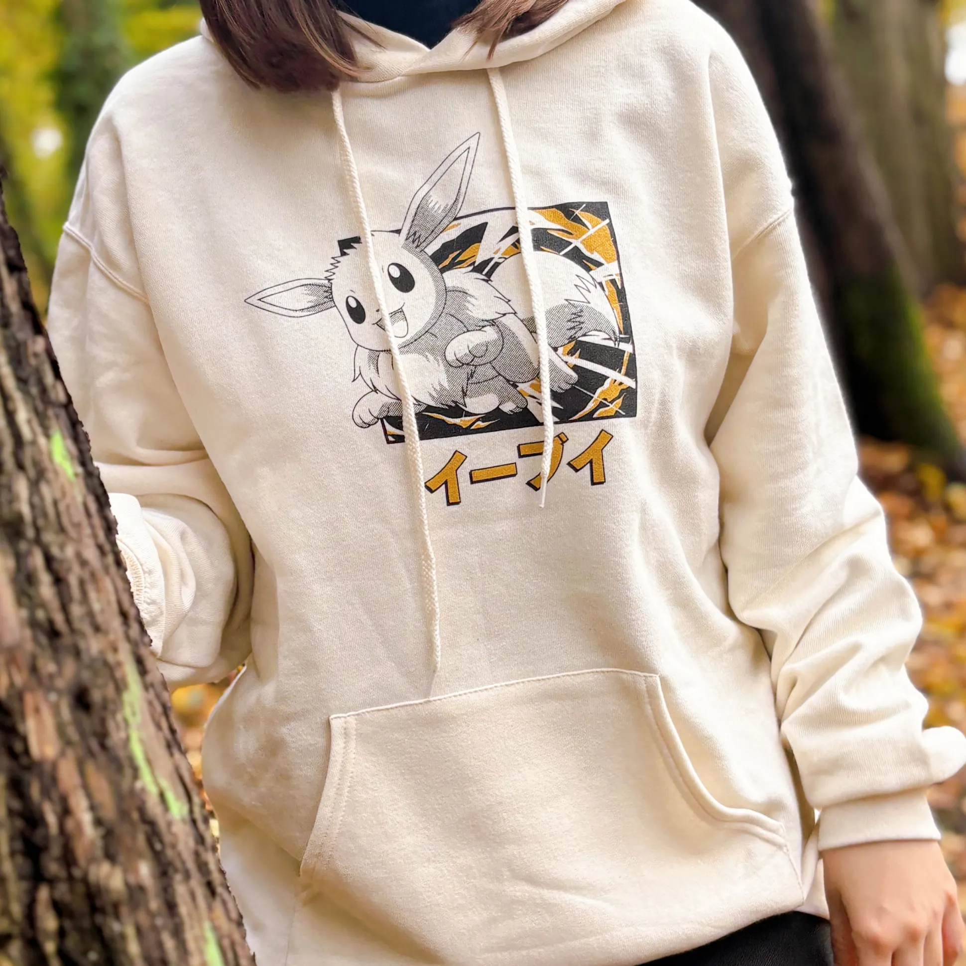 Pokémon - Eevee Evolution Katakana Hoodie