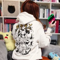 Pokémon - Eevee Evolution Katakana Hoodie