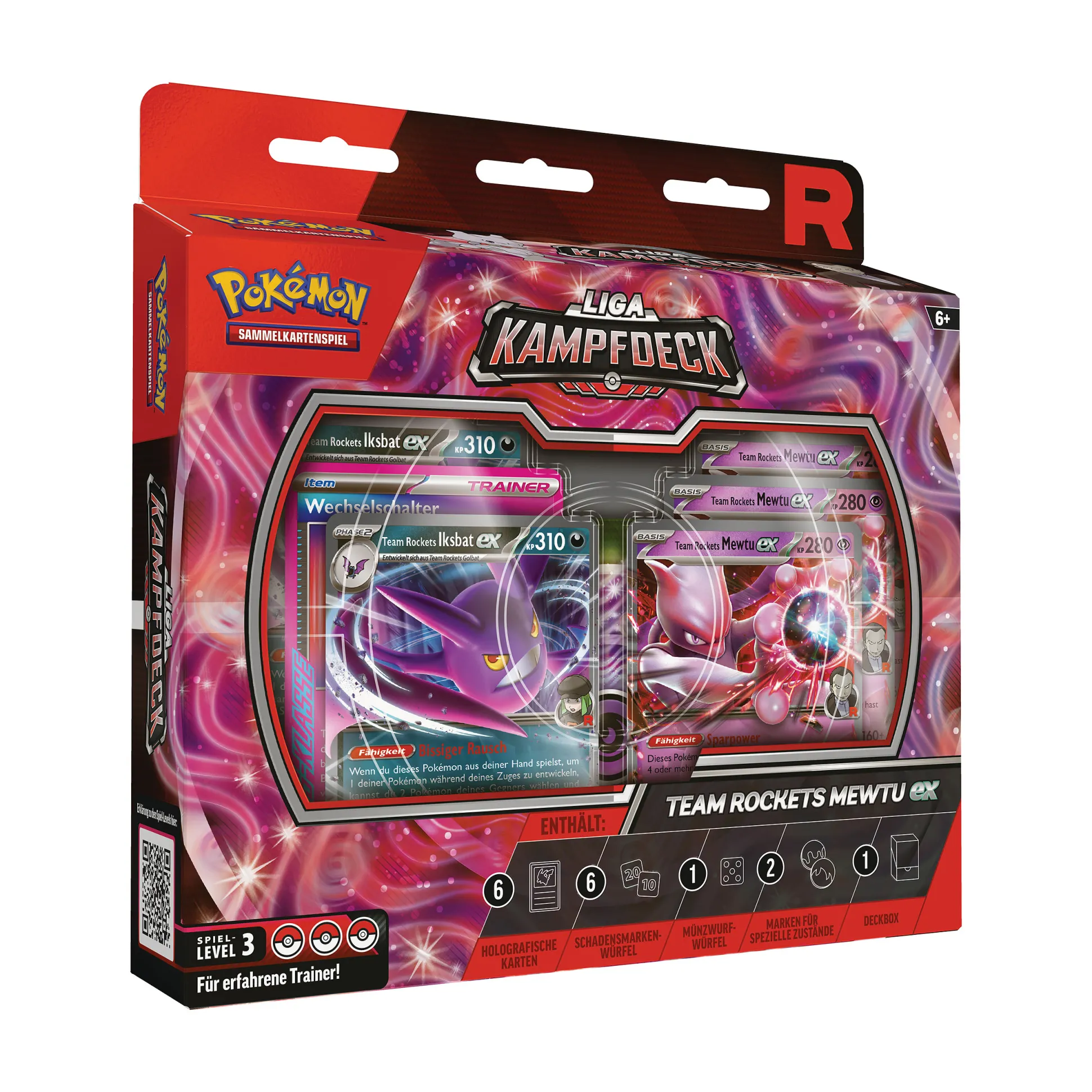 Pokémon - Rocket’s Mewtwo-ex League Battle Deck Verzamelaarskaarten Box