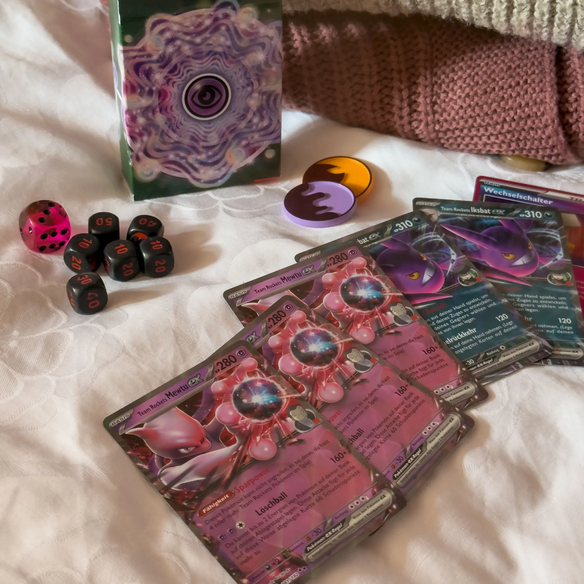 Pokémon - Rocket’s Mewtwo-ex League Battle Deck Verzamelaarskaarten Box