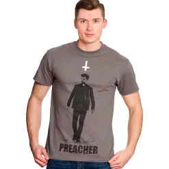 Preacher - Jesse Custer T-shirt grijs