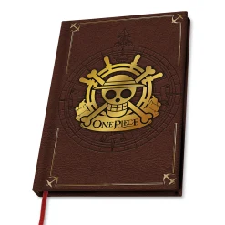 Premium Notitieboek A5 met Skull Logo van de Strohoedbende - One Piece