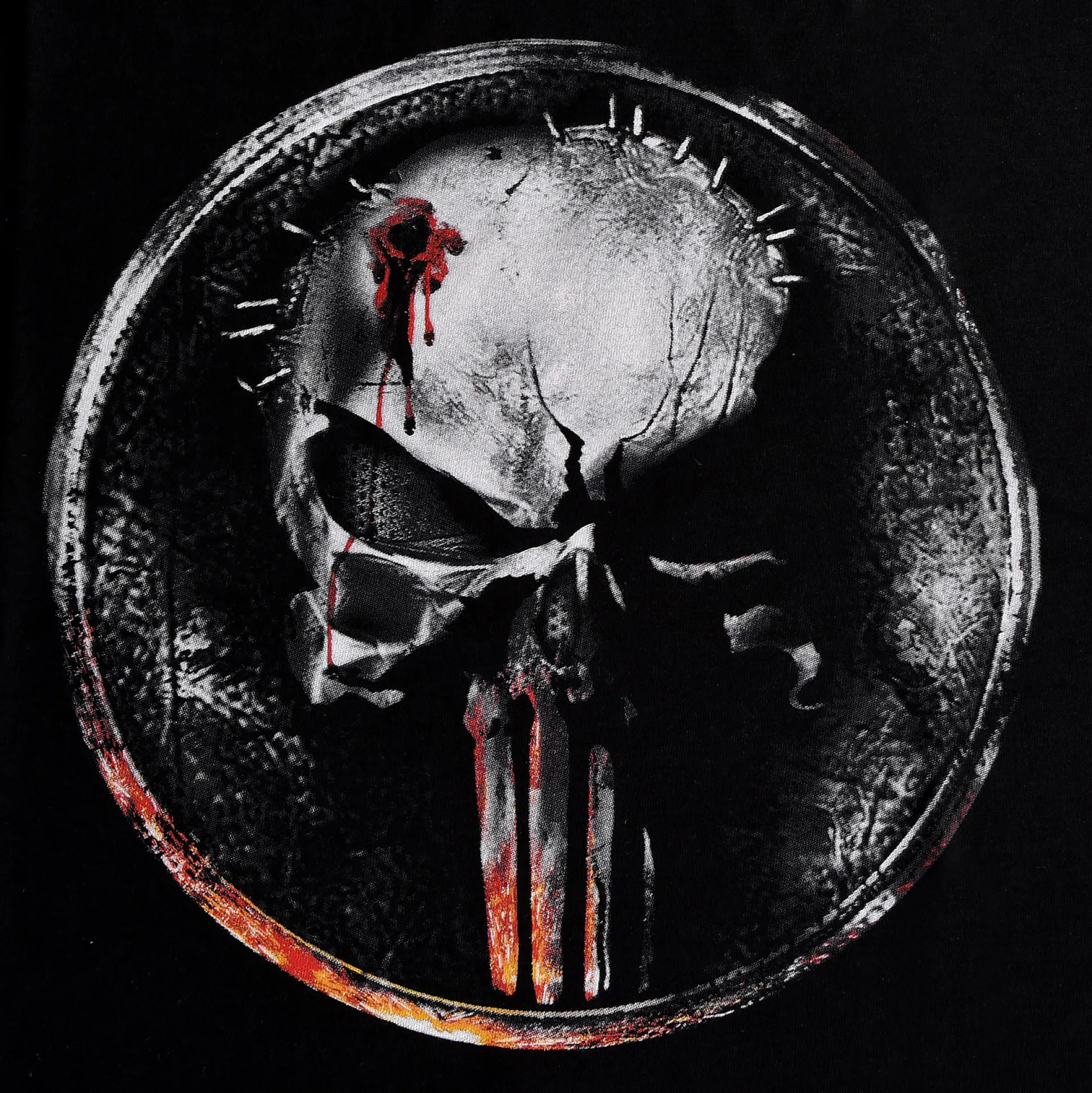 Punisher - Bloed Logo T-shirt zwart